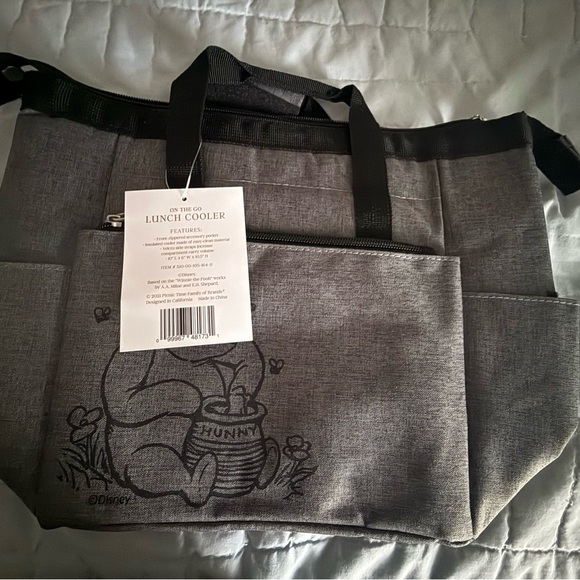Gray Disney Winnie the Pooh Tote Bag - Picture 3 of 9